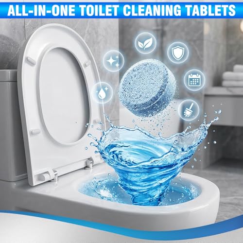 Auensten Toilet Bowl Cleaner Tablets - 24 Pack Deep Cleaning Descaler
