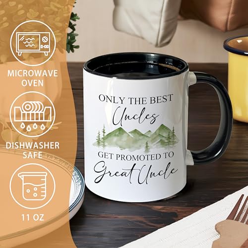 Great Uncle Coffee Mug 11oz - Tea Cup Gifts for Father's Day & Baby Announcement - Variation of Great Uncle