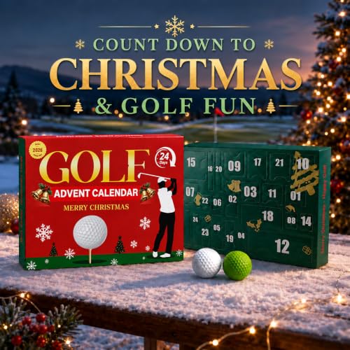 Golf Advent Calendar 2026 - 24 Days of Practical Golf Accessories for Men