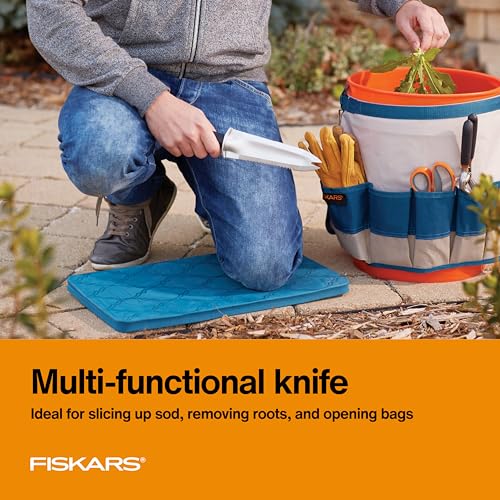 Fiskars Big Grip Multi-Purpose Garden Knife for Weeding & Planting