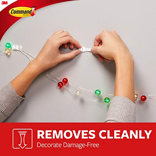 Command Small Decorating Clips White 20 Clips 24 Strips Damage-Free Hangings