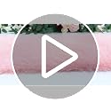Burgundy Faux Fur Table Runner - Luxury Christmas Home Decor, 35.4 Inch