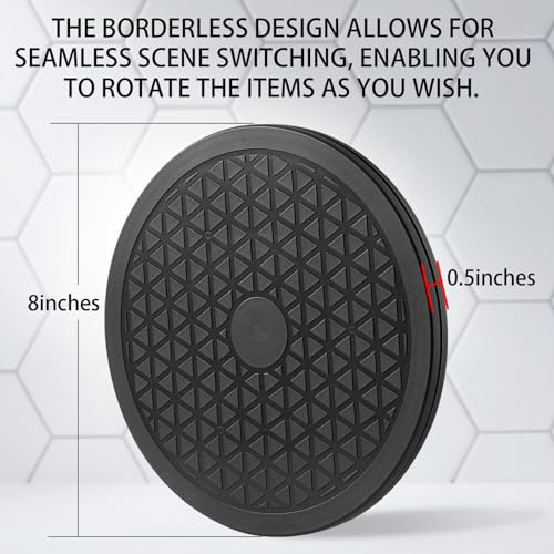 8 Inch Heavy Duty Lazy Susan Swivel Stand with Steel Bearings