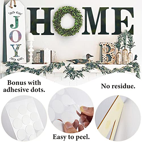 Unfinished Wooden Letters Set - 12" & 6" Craft Decor (U)