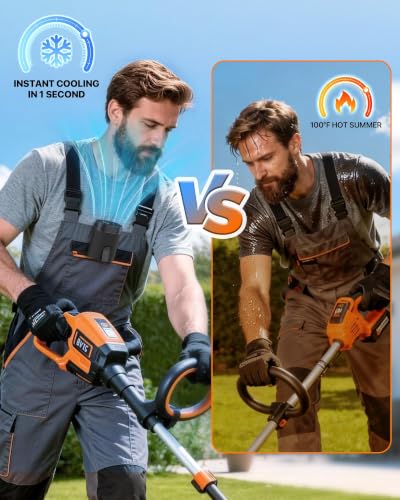 GENVU Portable Waist Fan - 4-Speed Hands-Free Cooling Neck Fan