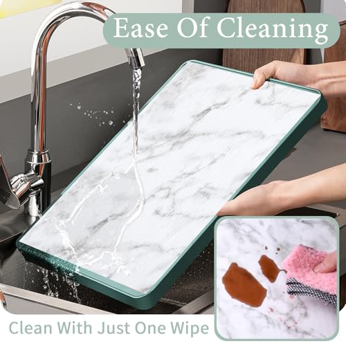 White Marble Non-Slip Drawer & Shelf Liner - 12" x 118.1"
