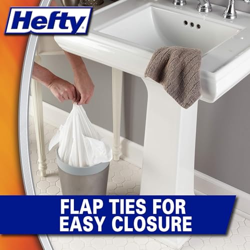 Hefty 4 Gallon Small Trash Bags with Lavender & Sweet Vanilla Scent, 26 Count