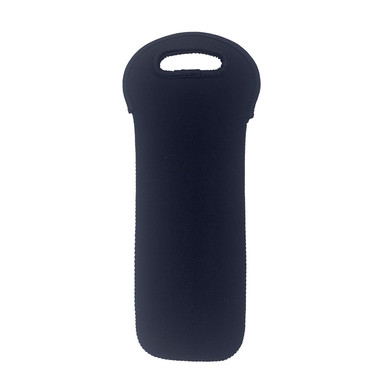 Neoprene Wine Bottle Carry Tote, Wine Bottle Bag for Wine Beer Water Bottles, Wine Cooler Bag, Black