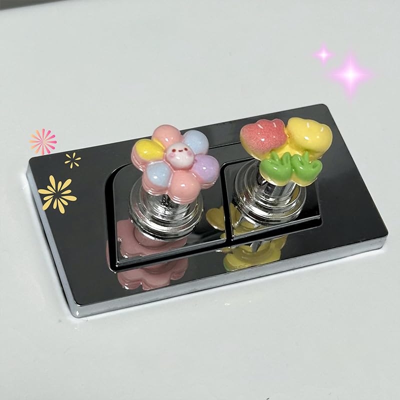 Dark Zeya 4Pack Toilet Button Assist for Long Nails Protection