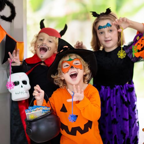 Yeetec 12-Pack Sticky Spider Web Hands - Stretchy Sensory Party Favors