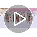 Vezocim Gold Christmas Nail Art Stickers 9 Sheets Holographic 3D Winter