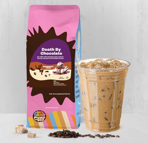 Death By Chocolate Ground Coffee - 10 oz Bag by Crazy Cups