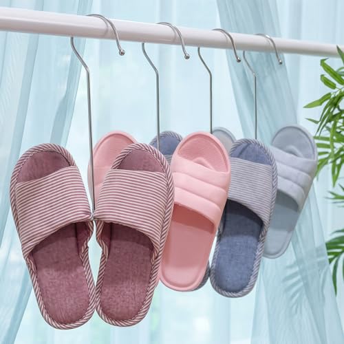 3-Pack Stainless Steel Shoe Hangers for Closet Storage
