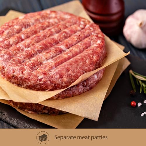 200Pcs 6x6 Inch Unbleached Parchment Paper Squares - Non-Stick Cooking Sheets