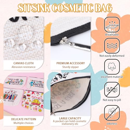 Sitsink Physical Therapist Makeup Bag - Floral Appreciation Gift