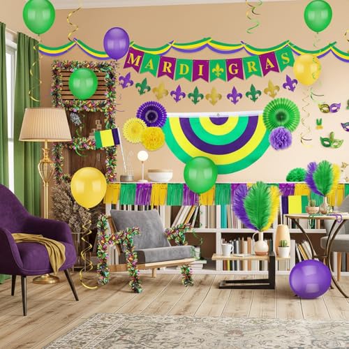 47-Piece Carnival Party Kit - Banners, Balloons & Streamers