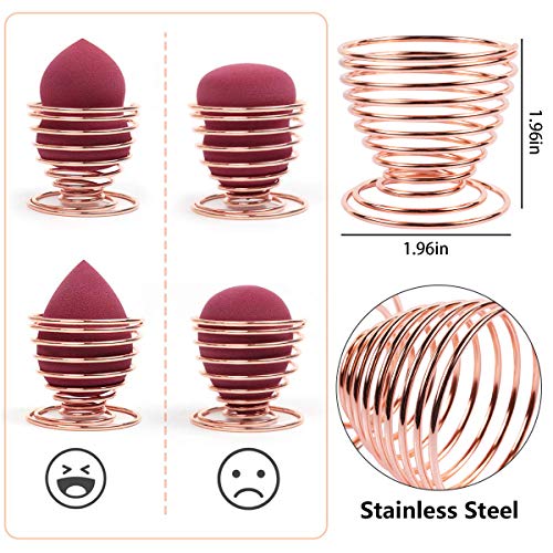 Yoodelife Rose Gold Makeup Sponge Holder - Air Drying Stand
