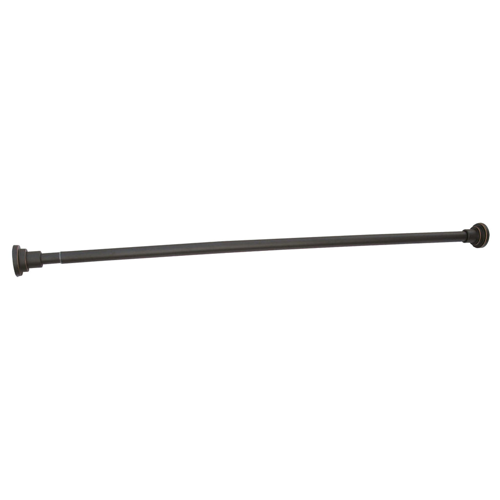 Design House 560920 Classic Adjustable 42 to 72-inch Shower Rod for Bathroom in Oil Rubbed Bronze
