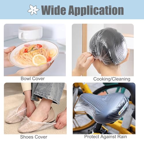 Extra Large Disposable Shower Caps 27in for Long Thick Hair 30pcs