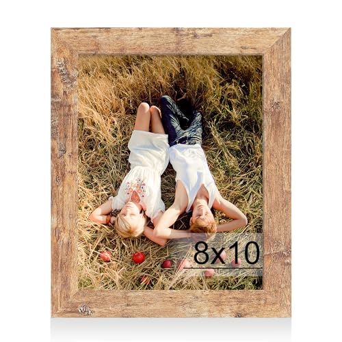 iRahmen Rustic Brown 8x10 Picture Frame with Tempered Glass