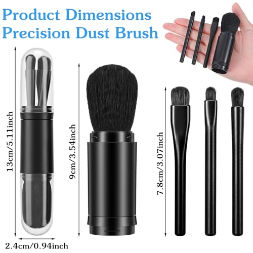 4 Pack Microfiber Dusting Brush Kit for Electronics & Car