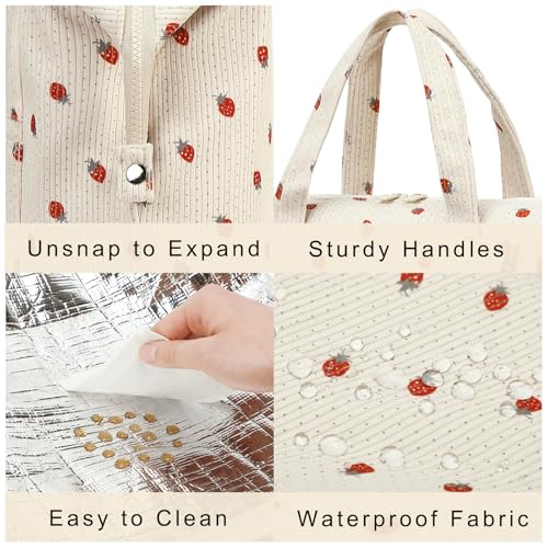 Large Insulated Lunch Bag for Women - Waterproof & Leakproof Tote