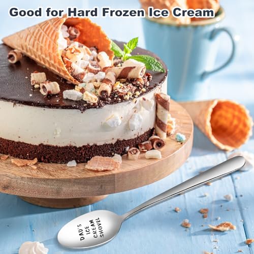 Heavy-Duty Stainless Steel Ice Cream Shovel for Dad - Perfect Gift