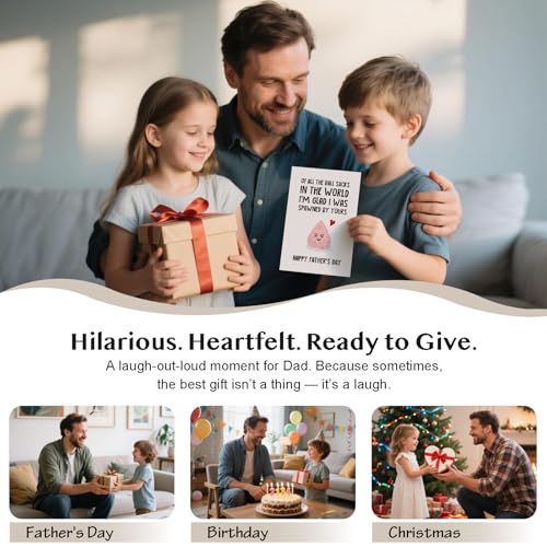 Funny Father's Day Card - Humorous Gifts for Dad from Kids