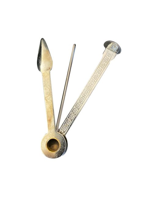 Green Piece® Cleaner - Two of the 16 oz Bottles of Glass Cleaner (Made in USA) - Including a 100% Stainless Steel Reamer - 3 in 1 tool - Excellent for grimey pieces