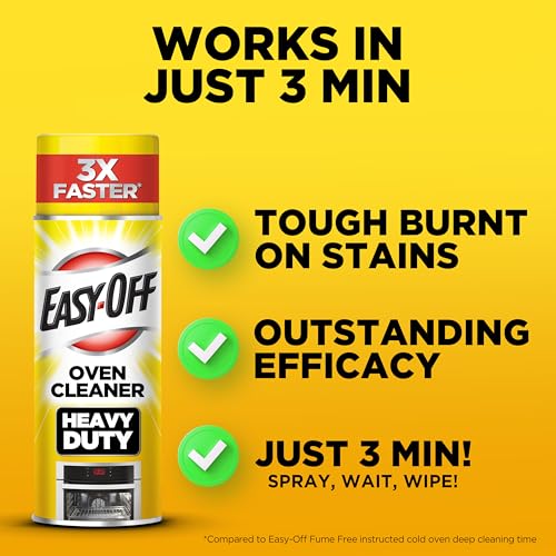 Easy-Off Heavy Duty Oven Cleaner Foam - Fume Free 24oz