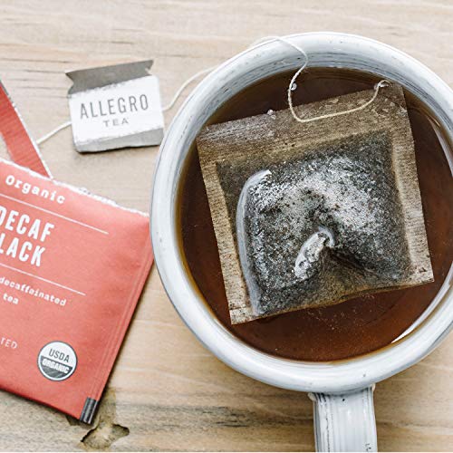 Allegro Organic Decaf Black Tea Bags, 20 Count (Pack of 2)