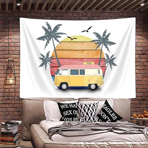 JAWO North Carolina Retro Wall Tapestry for College Dorm & Room Decor
