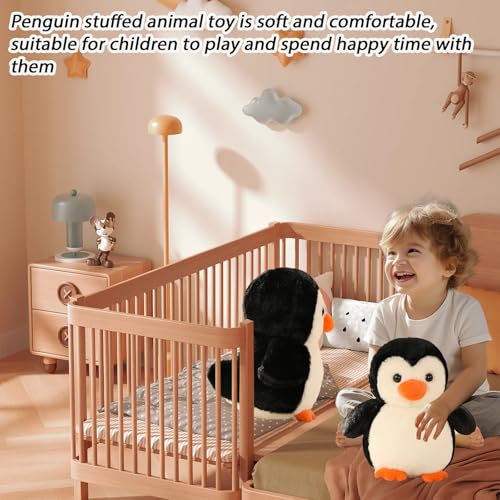 8.7 Inch Penguin Stuffed Animal Plush Pillow for Kids and Adults