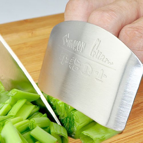 Stainless Steel Finger Guard Protector for Safe Slicing
