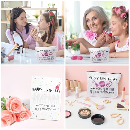 Nalosun Music Birthday Gift Set with 50 Temporary Tattoos and Cosmetic Bag