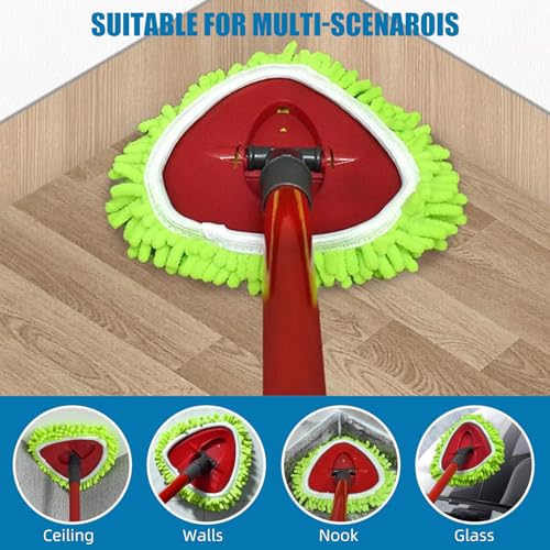 O-Cedar Compatible Spin Mop Replacement Heads - 2 Pack, Chenille