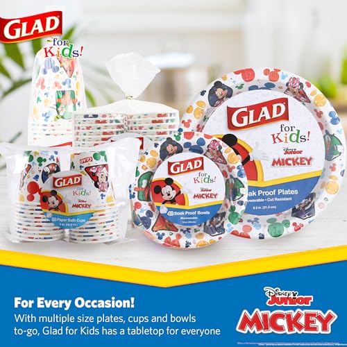 Disney Mickey and Friends Disposable Mini Paper Cups - 20 Count, 3 Oz