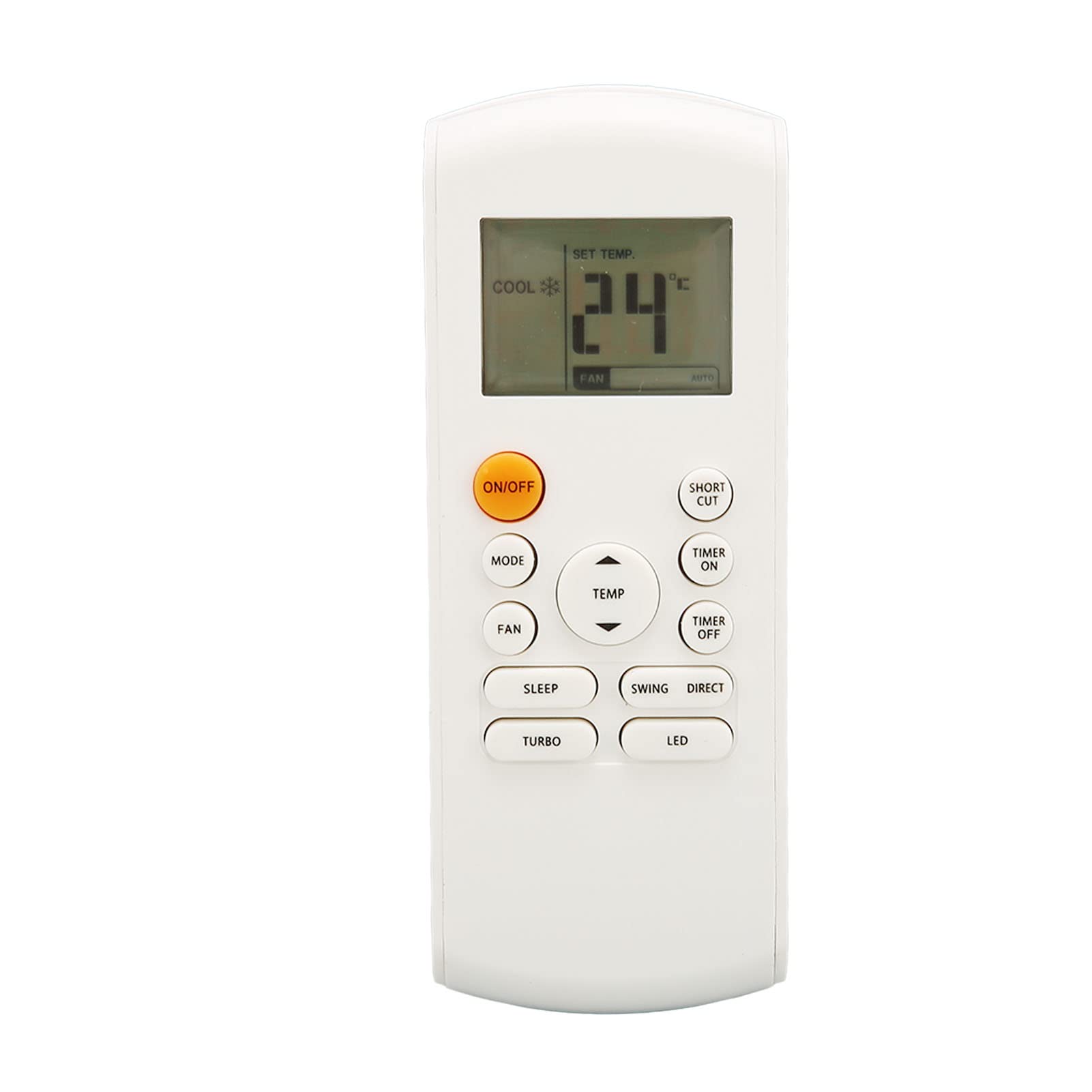 Fayelume Replacement Remote Control, Air Conditioner Remote Control, Compatible with R57 Series and RG57 Series Remotes R57B1/BGE, RG57/BGE, RG57A/BGE, RG57A1(B)/BGE, etc (Batteries Not Included)