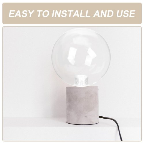 DOITOOL G9 Globe Glass Lamp Shade Clear Threaded Dome Lampshade Light Bulb Guard Cover Replacement for Ceiling Pendant Lighting Chandeliers Sconce