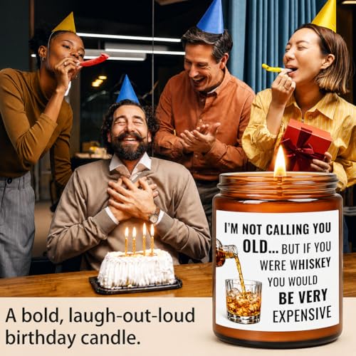 Funny Birthday Candle - I'm Not Calling You Old - Lavender & Juniper 9oz