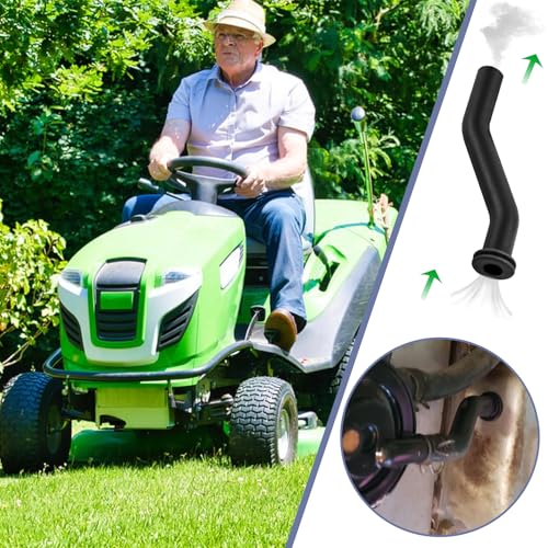 4-Pack 3-Inch Rubber Vacuum Hoses for John Deere & Briggs Mowers