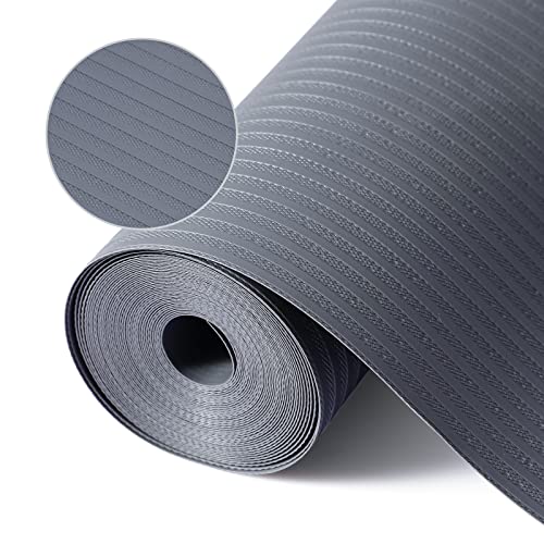 Mcrbeay Dark Gray Shelf Liner - Non-Adhesive, Washable 10" x 120"