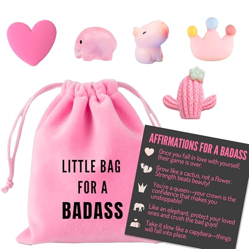 Badass Greeting Card with 5 Resin Charms for Inspiration