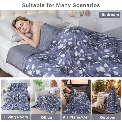 DreLunis Twin Size Cooling Blanket 60"x90" - Dual-Sided for Summer