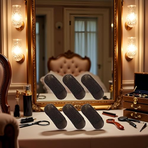 Awexzecor 6 Pcs Brown Sponge Hair Volume Base Inserts for Updos