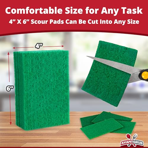 Eco-Friendly 10 Pack Cleaning Scour Pads - Avant Grub