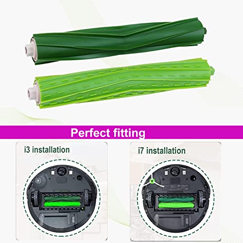 Pellyda Rubber Roller Brushes for iRobot Roomba Series Replacement Set - Multi-Surface Cleaning Tools