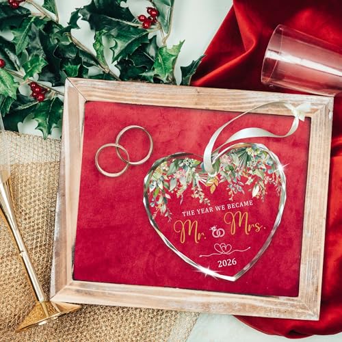 Mr & Mrs Ornament 2026 Wedding Gift for Newlyweds - Nestura 1.1
