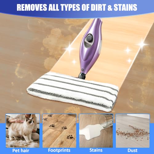 Microfiber Steam Mop Pads for Shark S3500 Series - Durable & Reusable