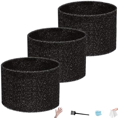 Compatible Foam Sleeve Filter for RIDGID Wet/Dry Vacuums - 2-Pack